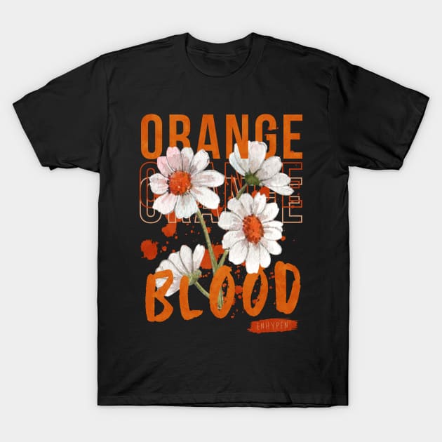 ENHYPEN Orange Blood T-Shirt by wennstore